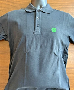 The Beatles Green Apple Black Polo Size Medium New/Never Worn - Picture 1 of 5
