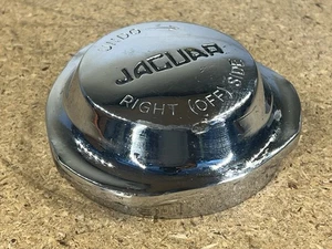 Right Side OEM Wheel Knock-Off Cap For Jaguar XK XJ XKE Wire Wheel Chrome Hub - Picture 1 of 11