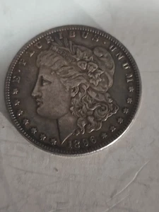 1896 Morgan Silver Dollar 90% Silver - Picture 1 of 9