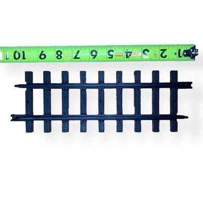 New Bright G Scale Train Track 1986 Lot Of 12 Curve & 5 Straight Pieces Rerailer - Image 1 of 4