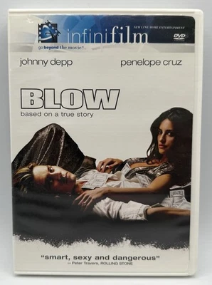Blow (DVD Widescreen) Johnny Depp Penelope Cruz Franka Potente  2001 - Image 1 of 3