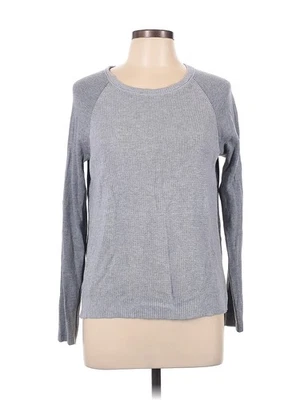 SONOMA life + style Women Gray Long Sleeve T-Shirt L - Image 1 of 2