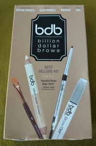 Billion Dollar Brows Best Seller Kit 2 pencils, smudge brush, brow gel NewUnused - Picture 1 of 2