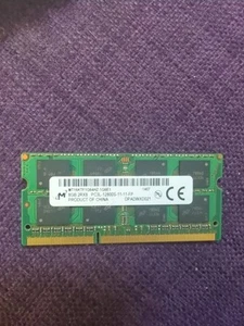 Micron MT16KTF1G64HZ 8GB 2Rx8 SODIMM PC3L-12800S-11-11-FP DDR3 Laptop Memory - Picture 1 of 2