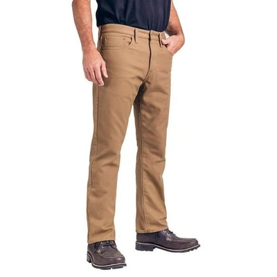 * Новый с Ярлыками * всепогодный винтажный мужской эластичной холст флис с подкладкой брюки (пшеница, 32 x 32) - Изображение 1 из 3