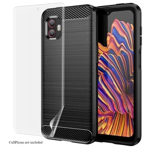 Hydrogel Display Kohlefaser TPU Hülle für Samsung Galaxy XCover 6 Pro G736U NEU - Bild 1 von 4