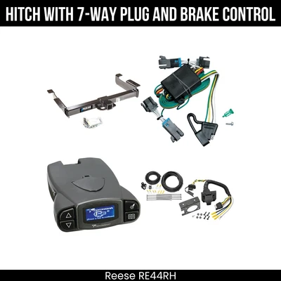 Hitch Tow PKG+ Brake Control For 00-02 Chevy Express GMC Savana 1500 2500 3500 - Image 1 of 4