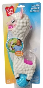Play Day Bubble Llama Wand Outdoor Bubbles blower Magical Lights & Sounds New - Picture 1 of 2