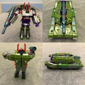 Transformers Legacy Evolution Leader Armada Universe Megatron 7” Green Army Tank - Picture 1 of 14