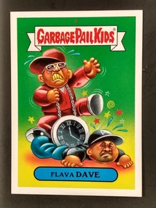 2017 Garbage Pail Kids Battle of the Bands Rap und R&B Sticker Flava Dave  - Bild 1 von 2