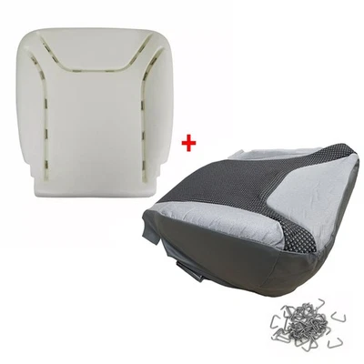 SEAT FOAM + COVER + CLIPS FOR RENAULT TRAFIC II / VAUXHALL VIVARO B 2001 - 2014 - Image 1 of 4