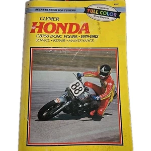 Clymer HONDA Manual Honda CB750 DOHC FOURS 1979-1982 Service Repair Maintenance - Imagen 1 de 6