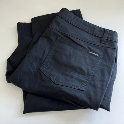 Pantalones de pesca Huk para hombre Navigate pantalones de pesca de rendimiento negros 36 Foto 1 de 4