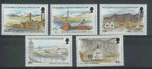 SOUTH GEORGIA-SG283-287-ISLAND VIEWS-MNH - Picture 1 of 1