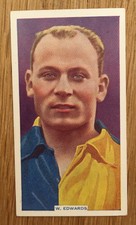 Leeds Player Cigarette Card by Godfrey Phillips 1936. Soccer Stars - Card No. 39