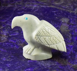 ¡VENTA ZMT! -40% Fetiche Águila Zuni por Eli Cheama - Roca de pescado blanca - Imagen 1 de 7