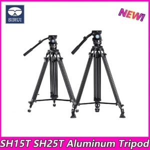 SIRUI SH15T BCH-10/SH25T BCH-20 Professional Video Tripod DSLR Outdoor Shooting - Picture 1 of 9