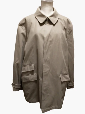 Vintage Structure Men's Tan 100% Cotton Canvas Button Front Field Jacket Coat XL - Image 1 of 4