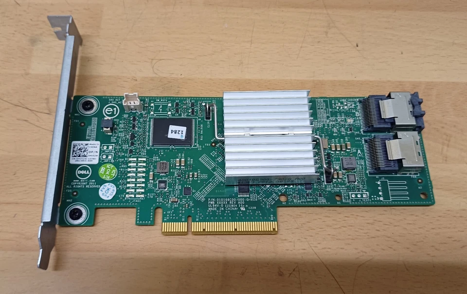 SAS Controller Dell CN-OHV52W-75435-34J-0094-A00 Sata Raid controller - Immagine 1 di 1