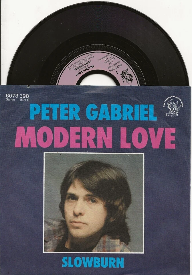 PETER GABRIEL MODERN LOVE ORIGINAL SINGLE FROM GERMANY, GREAT PIC COVER, MINT - Image 1 of 1