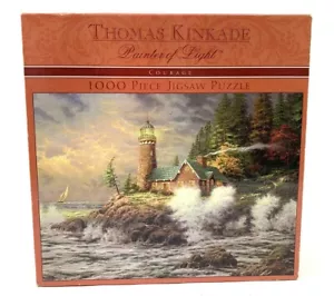 Puzzle Nuovo sigillato 2005 Thomas Kinkade Courage 1000 pezzi faro ceaco - Foto 1 di 5