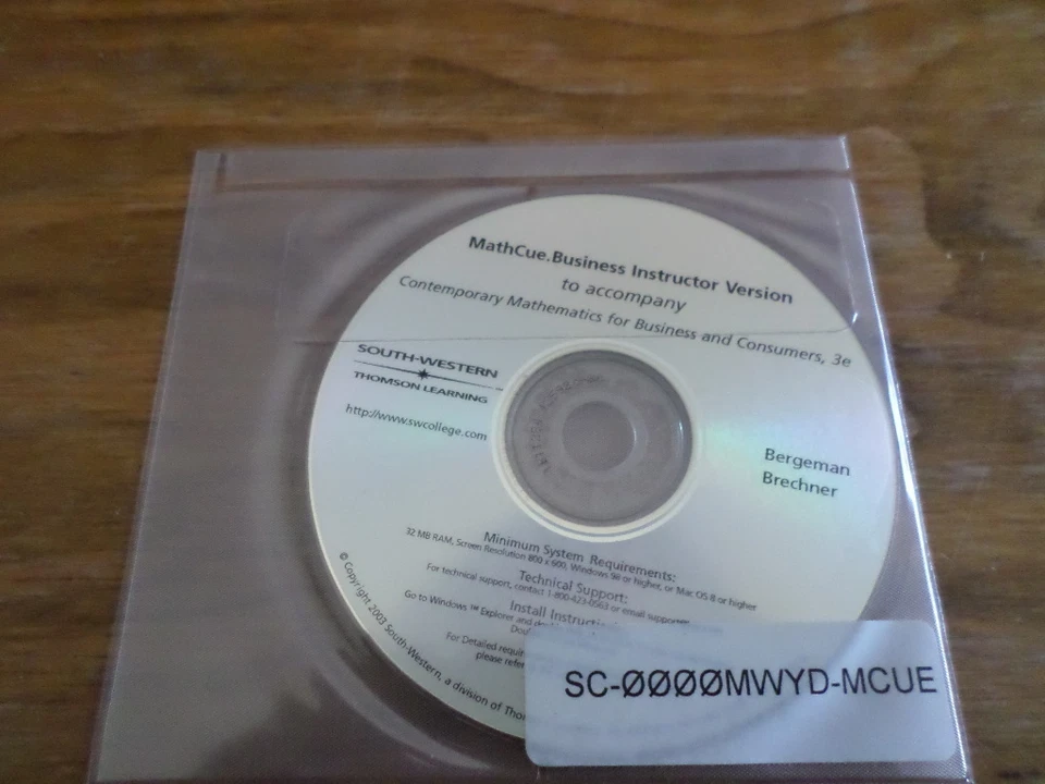 Mathcue Business Instructor Version - Brand New Software - Free Domestic Ship - Image 1 of 1