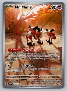 Pokemon Mr. Mime - Illustration Rare - 179/165 - 151 Scarlet & Violet - Picture 1 of 2