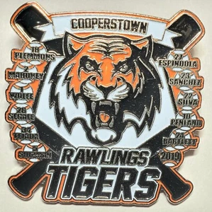 Cooperstown Rawlings Tigers Pin Badge Large 2"x2" 2019 Collectible Rare  - Picture 1 of 6