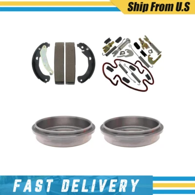 Se adapta a Chevrolet HHR 2006-2008 tambores traseros zapatas de freno y kit de resorte de herrajes Foto 1 de 4