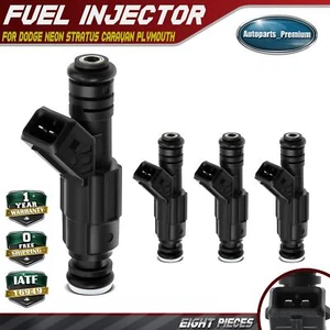 4pcs Fuel Injector for Chrysler Cirrus 95-97 Sebring Dodge Caravan Plymouth Neon - Picture 1 of 8