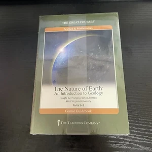 THE GREAT COURSES-THE NATURE OF EARTH:INTRO TO GEOLOGY 1-3 + BOOK, V/G - Picture 1 of 5