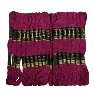 Anchor Threads Floss Sewing Cross Stitch Stranded Cotton Hand Embroidery,25 Pcs - Image 1 of 4