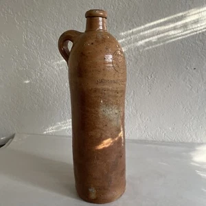 Botella alemana de gres Herzogtum Nassau W-14f 12” de alto hecha a mano - Imagen 1 de 13