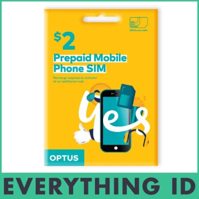 NEW AUSTRALIAN OPTUS PREPAID MOBILE SIM CARD 3G 4G LTE CELL PHONE NANO MICRO KIT - Image 1 of 2
