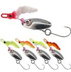 10pcs Fishing Lures Metal Spinner Baits Bass Tackle Crankbait Trout Spoon Trout