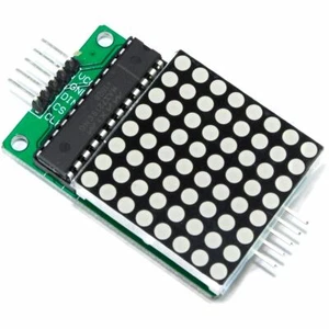 MAX7219 8x8 Red Serial Dot Matrix Display Module LED Pi Arduino Flux Workshop - Picture 1 of 4