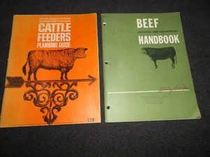 BEEF HOUSING AND Equipment Handbook 1968 & CATTLE FEEDERS PLANNING GUIDE 1963 - Imagen 1 de 10