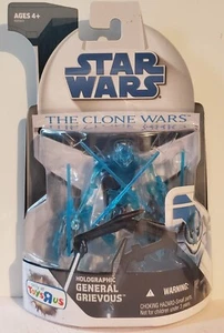 Star Wars - Clone Wars (TRU Exclusive): Holo General Grievous 3.75" Figure - Picture 1 of 2