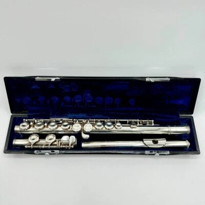YAMAHA YFL-31 Sterling Silver Flute Head Tube Flute with hardcase from Japan - Image 1 of 4