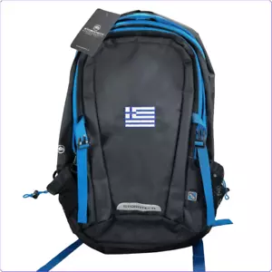 Mochila STORMTECH WBP-2 Adulto Diluvio Negra Azul Bandera Griega Impermeable - Imagen 1 de 8