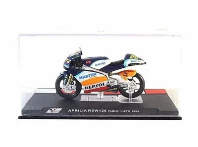 APRILIA RSW 125 #22 IXO ALTAYA 1:24 DIECAST MOTORCYCLE COLLECTOR'S MODEL , NEW - Image 1 of 4