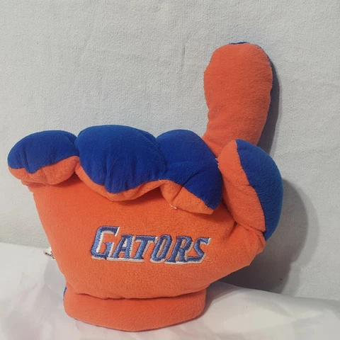 Florida Gators Fan Finger Glove Plush Orange and blue Cover
