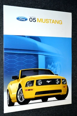 Ford Mustang GT 2005 convertible anuncio original de concesionario anuncio impreso anuncio-05 amarillo Foto 1 de 2