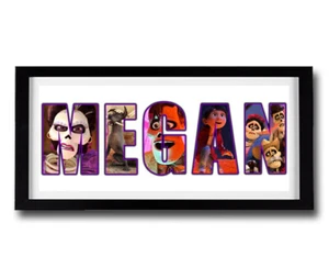 DSNEY COCO Personalised Framed Name Print - Disney Coco Personalised Prints - Picture 1 of 1