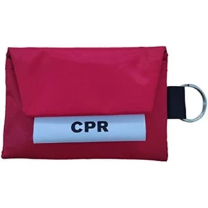 5 pcs CPR Face Mask Key Chain Kit with Gloves One Way Valve Face Shield Mask - Imagen 1 de 6