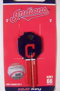 CLEVELAND INDIANS KWIKSET KW1 HOUSE KEY BLANK - Picture 1 of 1
