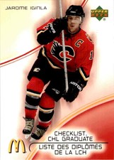 2005-06 Mcdonald's Upper Deck CHL Graduates Jarome Iginla #CG2
