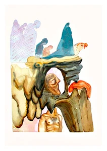 Divine Comedy Inferno 22 by Salvador Dali A4 Art Print - Picture 1 of 1