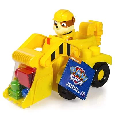 Paw Patrol Ionix Rubble Bullldozer Block Set Truck - Image 1 of 4