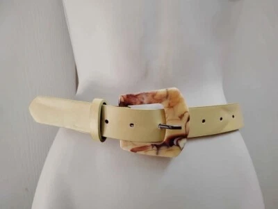 Nuevo cinturón amarillo verano talla grande carey hebilla A NEW DAY Foto 1 de 4